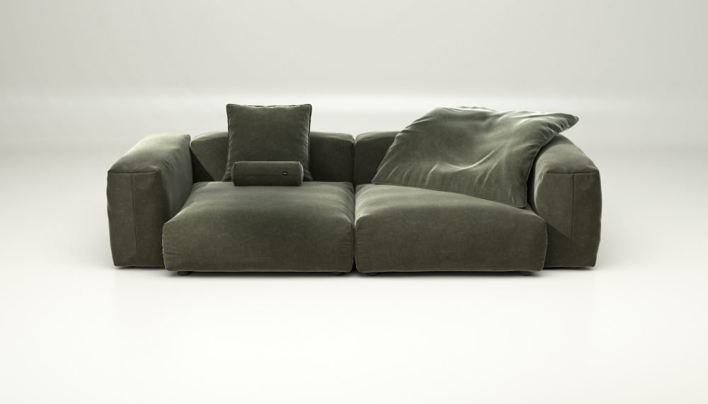 vetsak | Sofa Set 02 Large - suave - pine | Modular Sofa | 3.5 Seater | Big Sofa