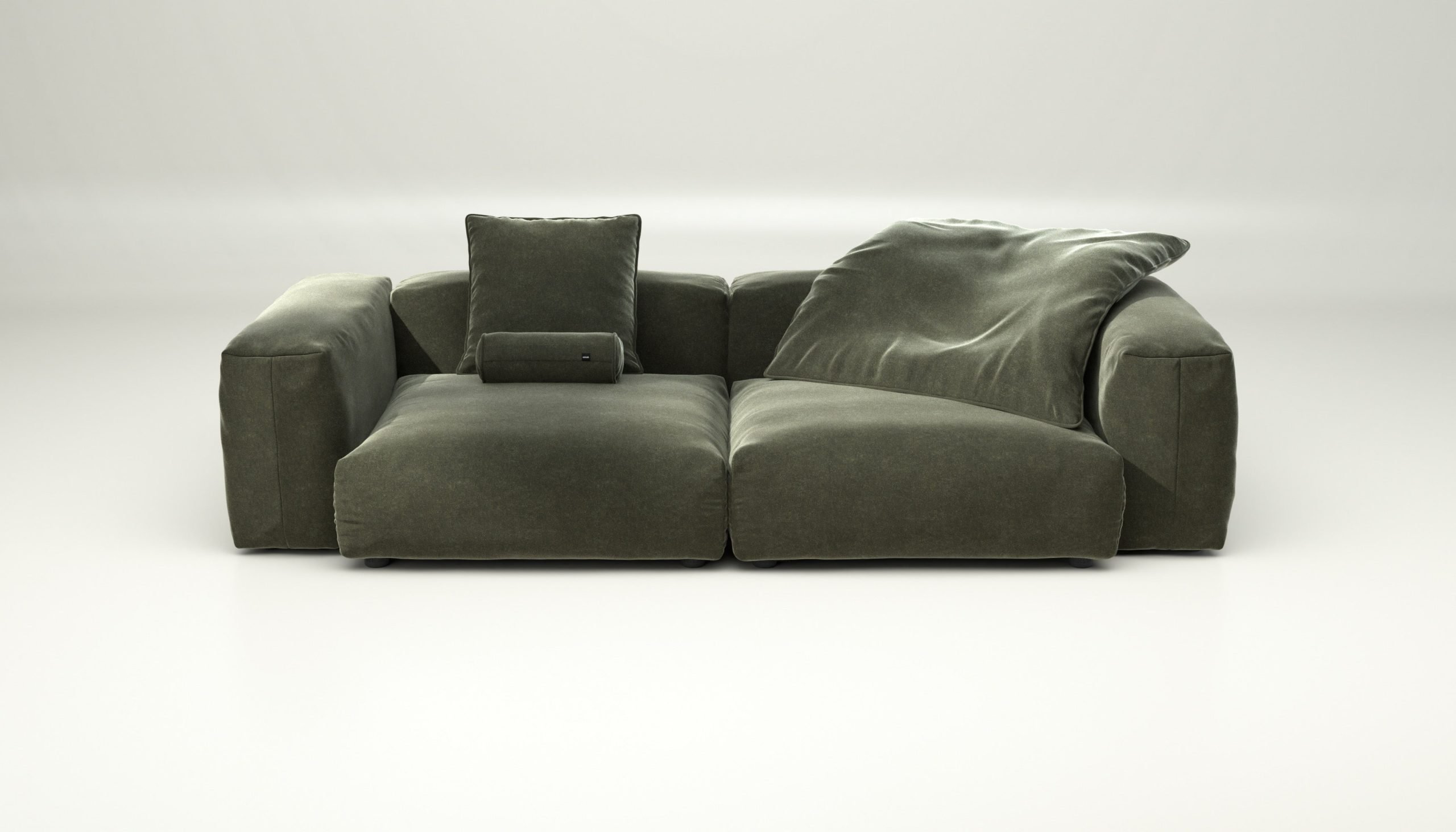 vetsak | Sofa Set 02 Large - suave - pine | Modular Sofa | 3.5 Seater | Big Sofa