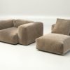 vetsak | Sofa Set 02 Medium - cord velour - sand | Modular Sofa | 2.5 Seater | Big Sofa
