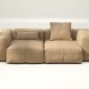 vetsak | Sofa Set 02 Medium - leather - beige | Modular Sofa | 2.5 Seater | Big Sofa