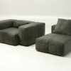 vetsak | Sofa Set 02 Medium - leather - olive | Modular Sofa | 2.5 Seater | Big Sofa