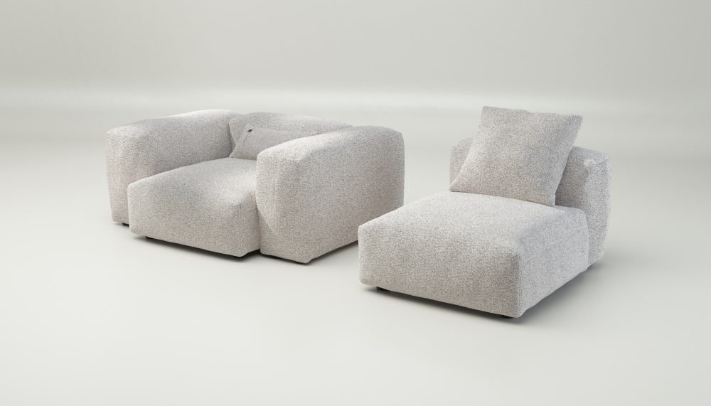 vetsak | Sofa Set 02 Medium - loop loop - bounty | Modular Sofa | 2.5 Seater | Big Sofa