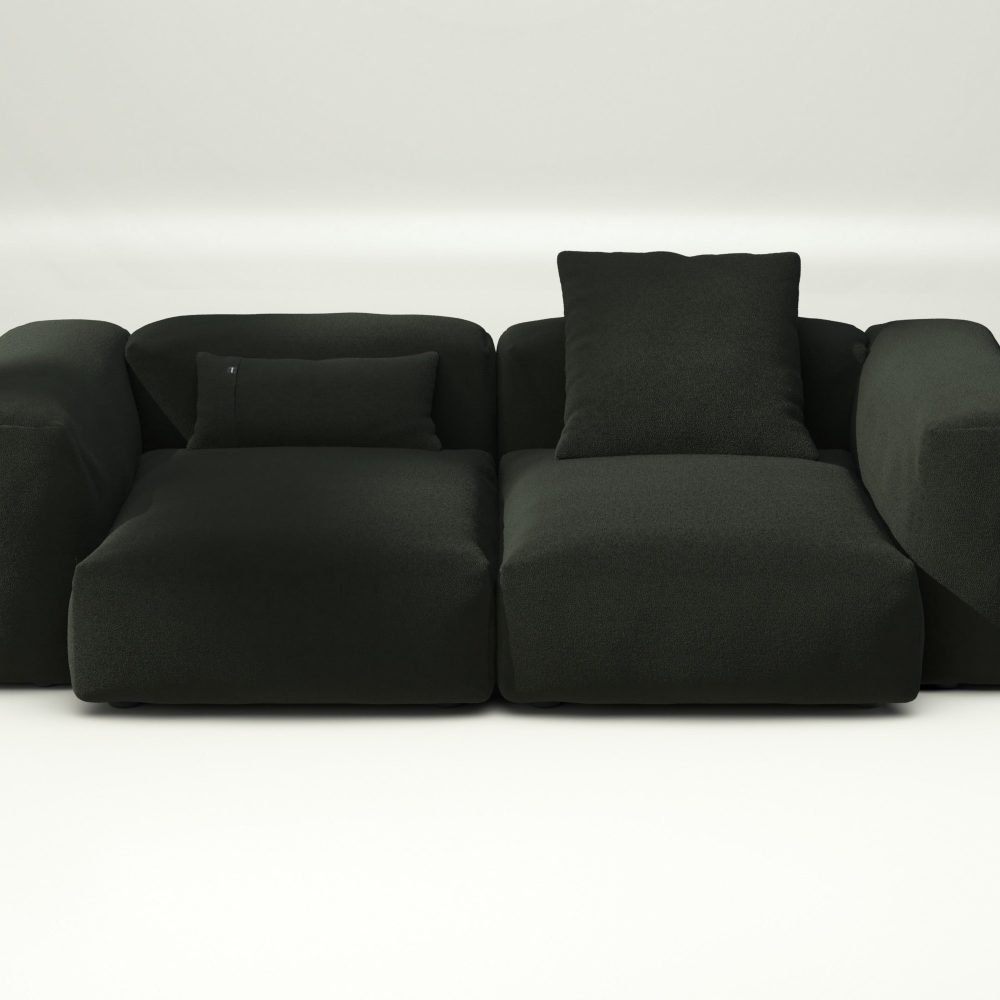 vetsak | Sofa Set 02 Medium - loop loop - mousse | Modular Sofa | 2.5 Seater | Big Sofa