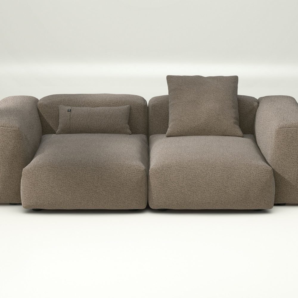 vetsak | Sofa Set 02 Medium - loop loop - taupe | Modular Sofa | 2.5 Seater | Big Sofa