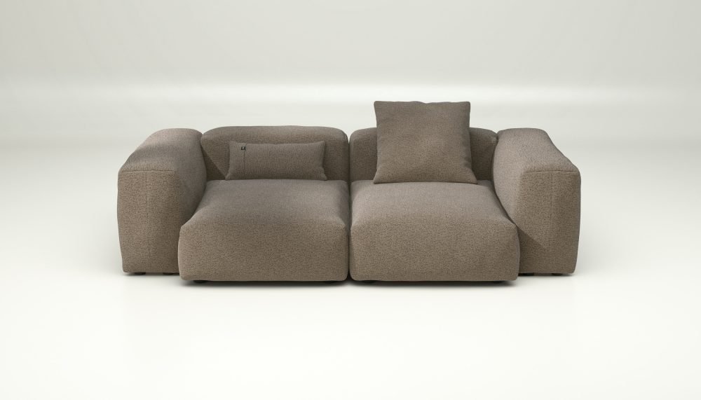 vetsak | Sofa Set 02 Medium - loop loop - taupe | Modular Sofa | 2.5 Seater | Big Sofa