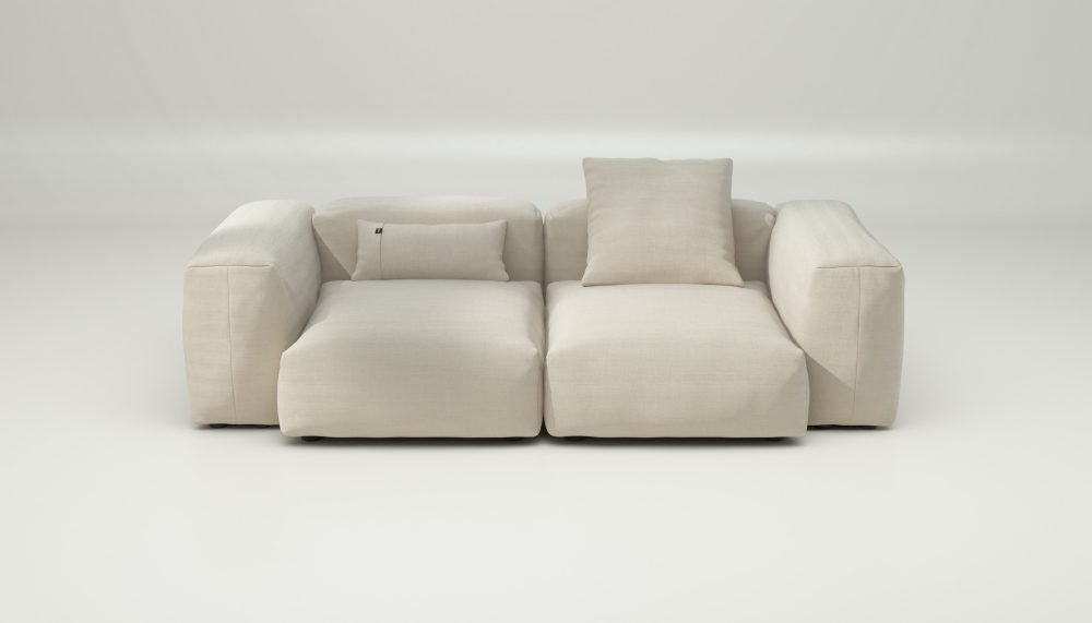 vetsak | Sofa Set 02 Medium - pique - beige | Modular Sofa | 2.5 Seater | Big Sofa