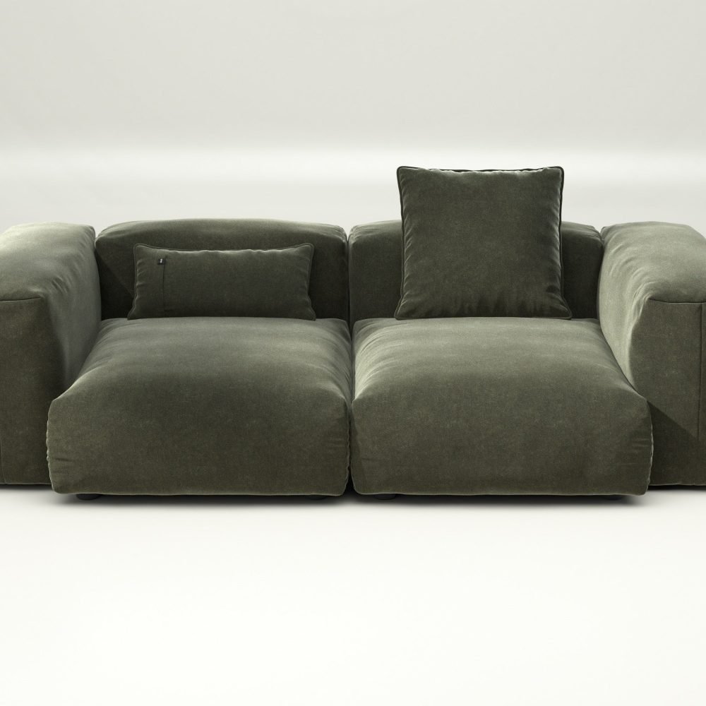 vetsak | Sofa Set 02 Medium - suave - pine | Modular Sofa | 2.5 Seater | Big Sofa