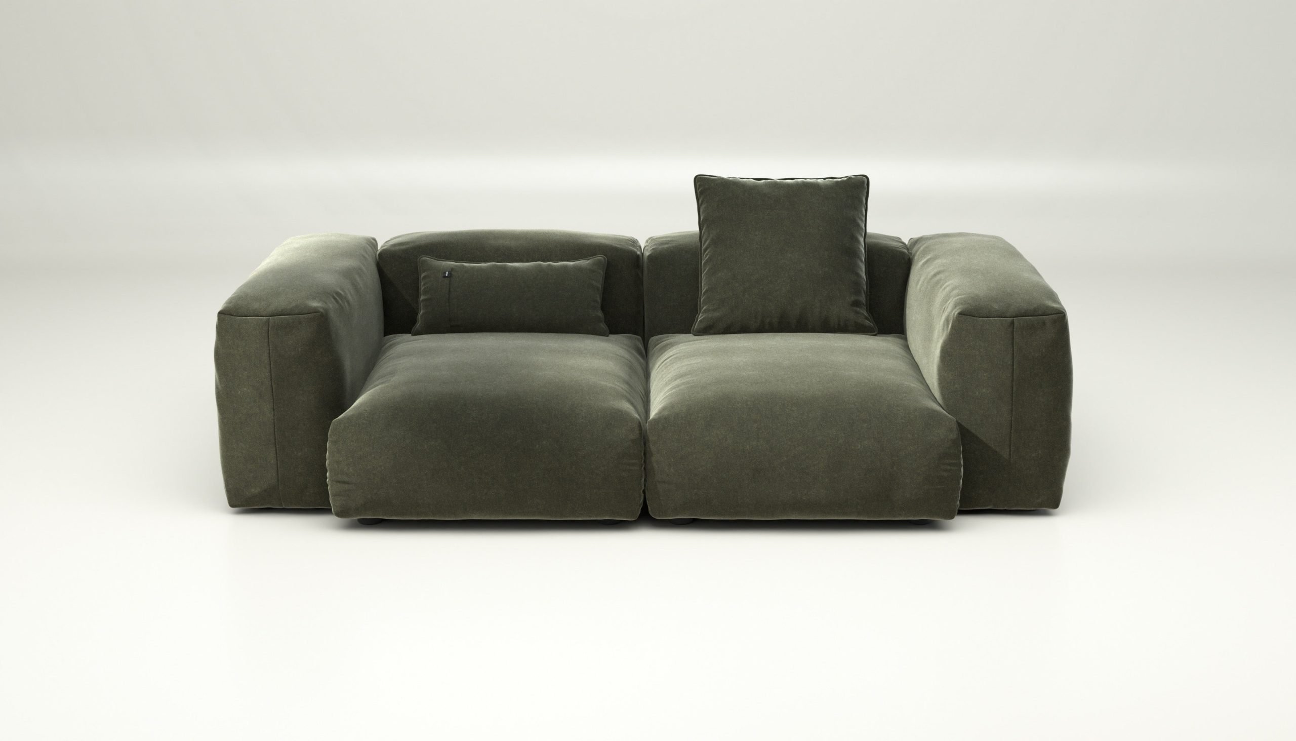 vetsak | Sofa Set 02 Medium - suave - pine | Modular Sofa | 2.5 Seater | Big Sofa
