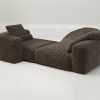 vetsak | Sofa Set 02 XLarge - doodle - cacao | Modular Sofa | 3.5 Seater | Big Sofa