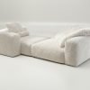 vetsak | Sofa Set 02 XLarge - doodle - creme | Modular Sofa | 3.5 Seater | Big Sofa
