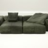vetsak | Sofa Set 02 XLarge - leather - olive | Modular Sofa | 3.5 Seater | Big Sofa