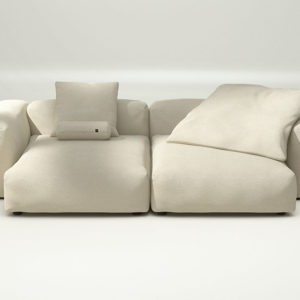 vetsak | Sofa Set 02 XLarge - loop loop - duna | Modular Sofa | 3.5 Seater | Big Sofa