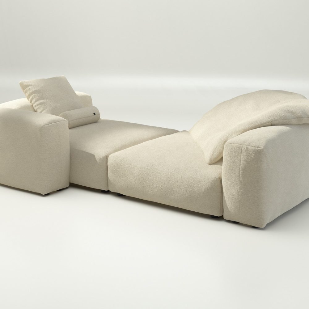 vetsak | Sofa Set 02 XLarge - loop loop - duna | Modular Sofa | 3.5 Seater | Big Sofa