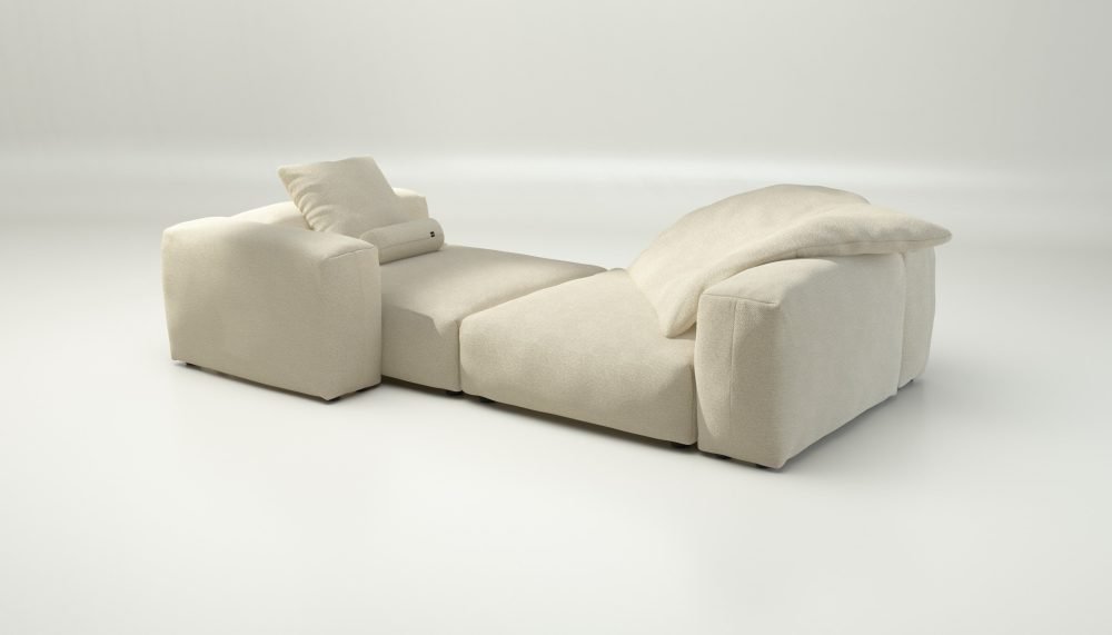 vetsak | Sofa Set 02 XLarge - loop loop - duna | Modular Sofa | 3.5 Seater | Big Sofa