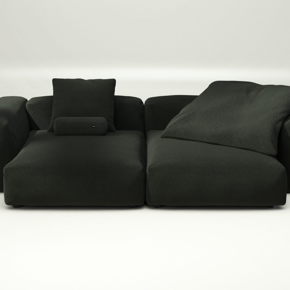 vetsak | Sofa Set 02 XLarge - loop loop - mousse | Modular Sofa | 3.5 Seater | Big Sofa