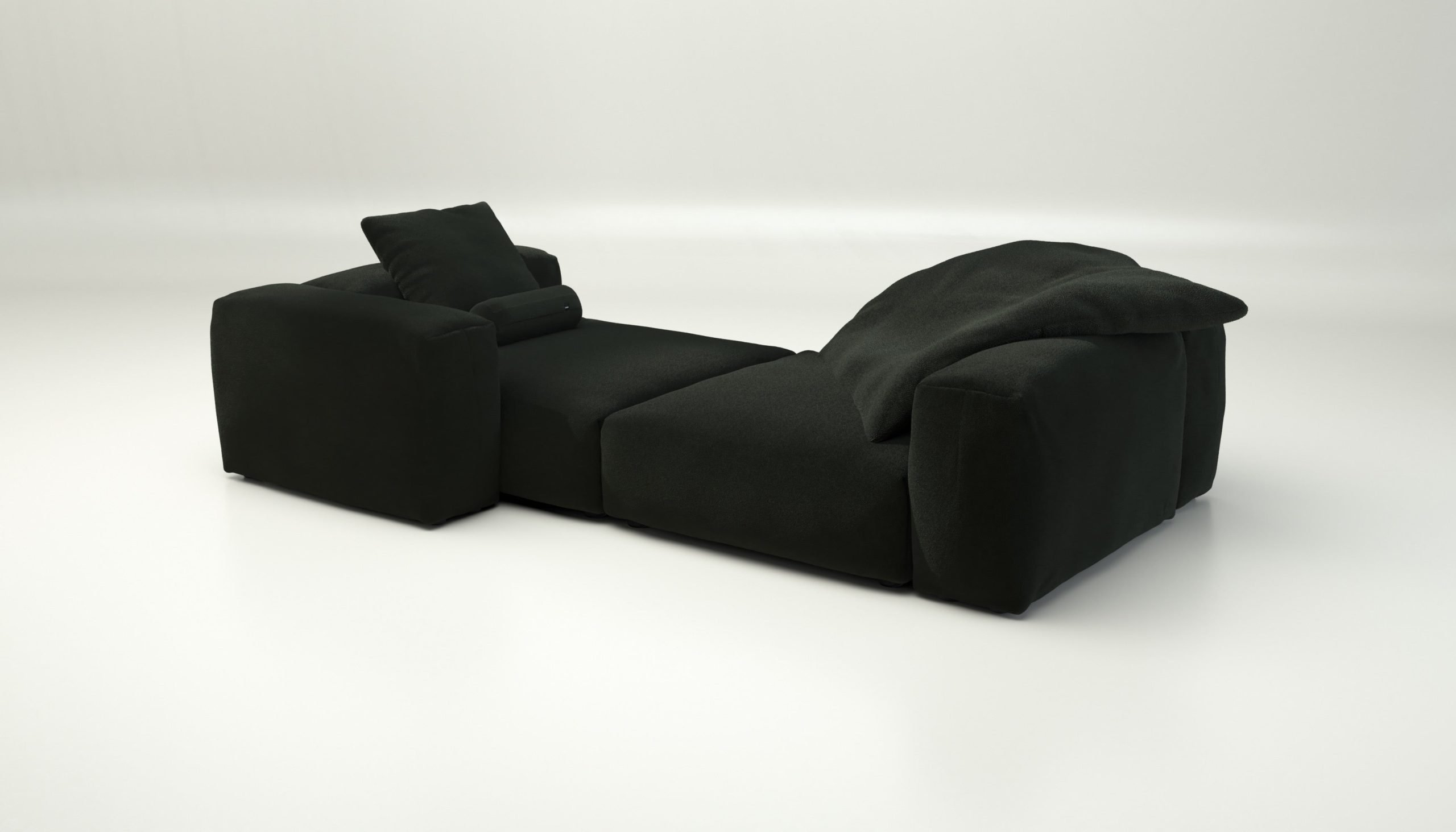 vetsak | Sofa Set 02 XLarge - loop loop - mousse | Modular Sofa | 3.5 Seater | Big Sofa