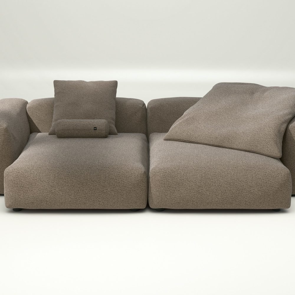 vetsak | Sofa Set 02 XLarge - loop loop - taupe | Modular Sofa | 3.5 Seater | Big Sofa