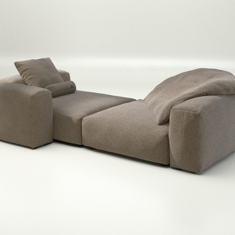 vetsak | Sofa Set 02 XLarge - loop loop - taupe | Modular Sofa | 3.5 Seater | Big Sofa
