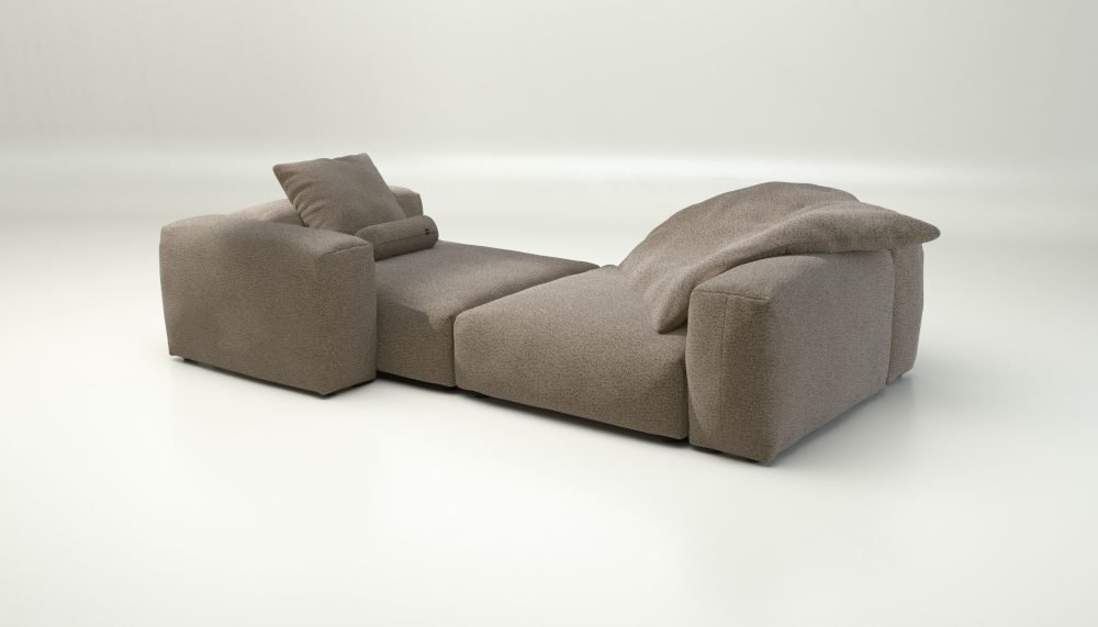 vetsak | Sofa Set 02 XLarge - loop loop - taupe | Modular Sofa | 3.5 Seater | Big Sofa