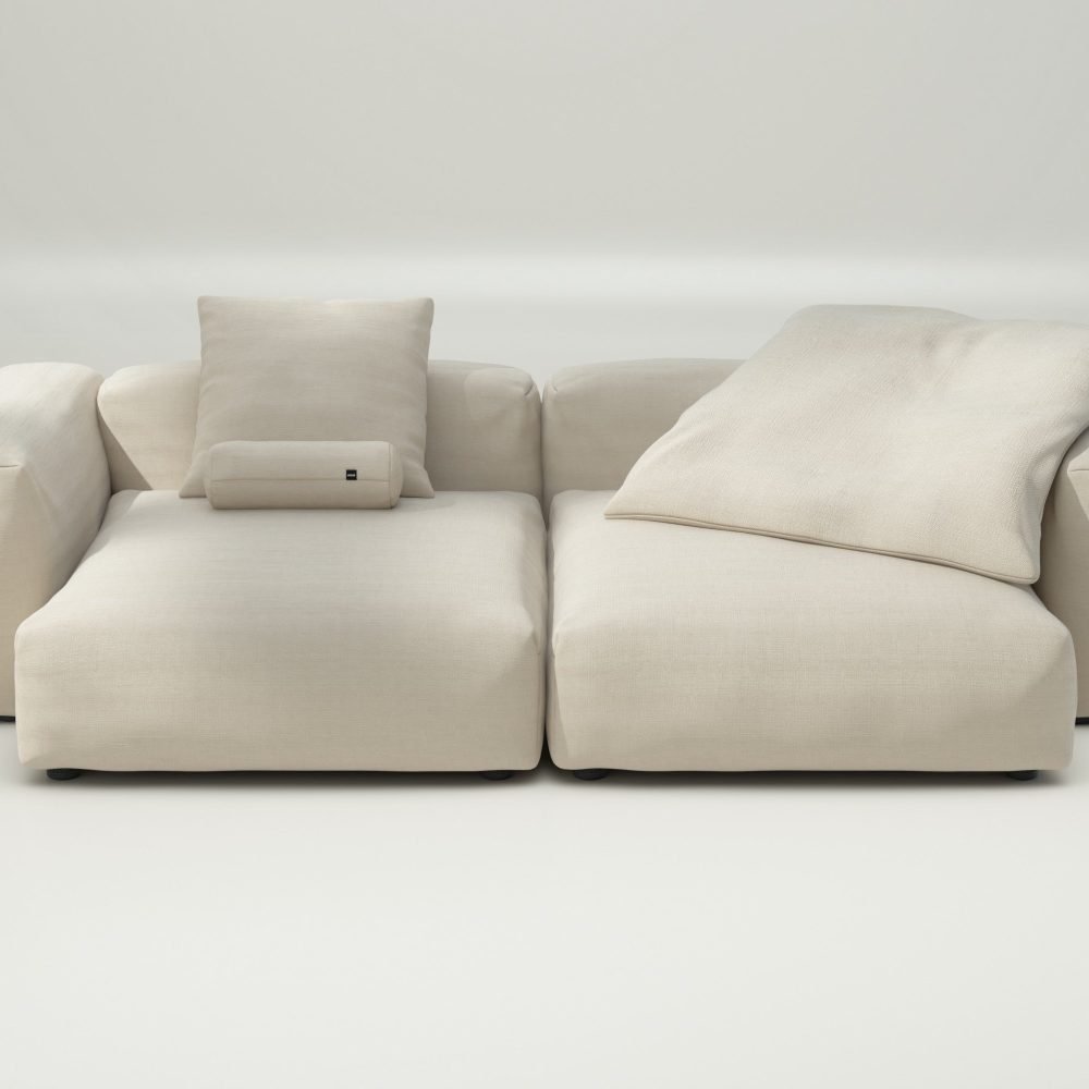 vetsak | Sofa Set 02 XLarge - pique - beige | Modular Sofa | 3.5 Seater | Big Sofa