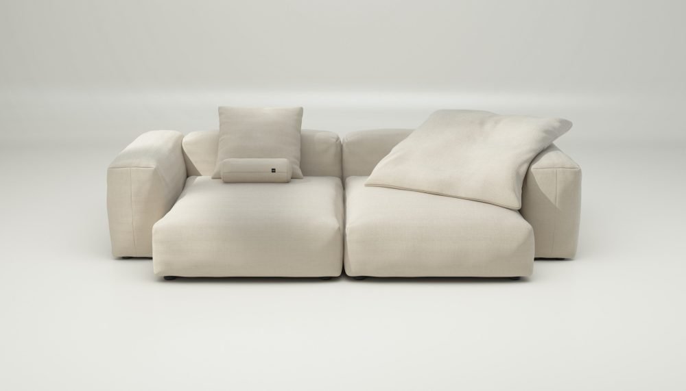 vetsak | Sofa Set 02 XLarge - pique - beige | Modular Sofa | 3.5 Seater | Big Sofa