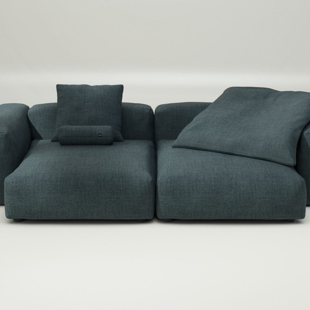 vetsak | Sofa Set 02 XLarge - pique - cedar | Modular Sofa | 3.5 Seater | Big Sofa