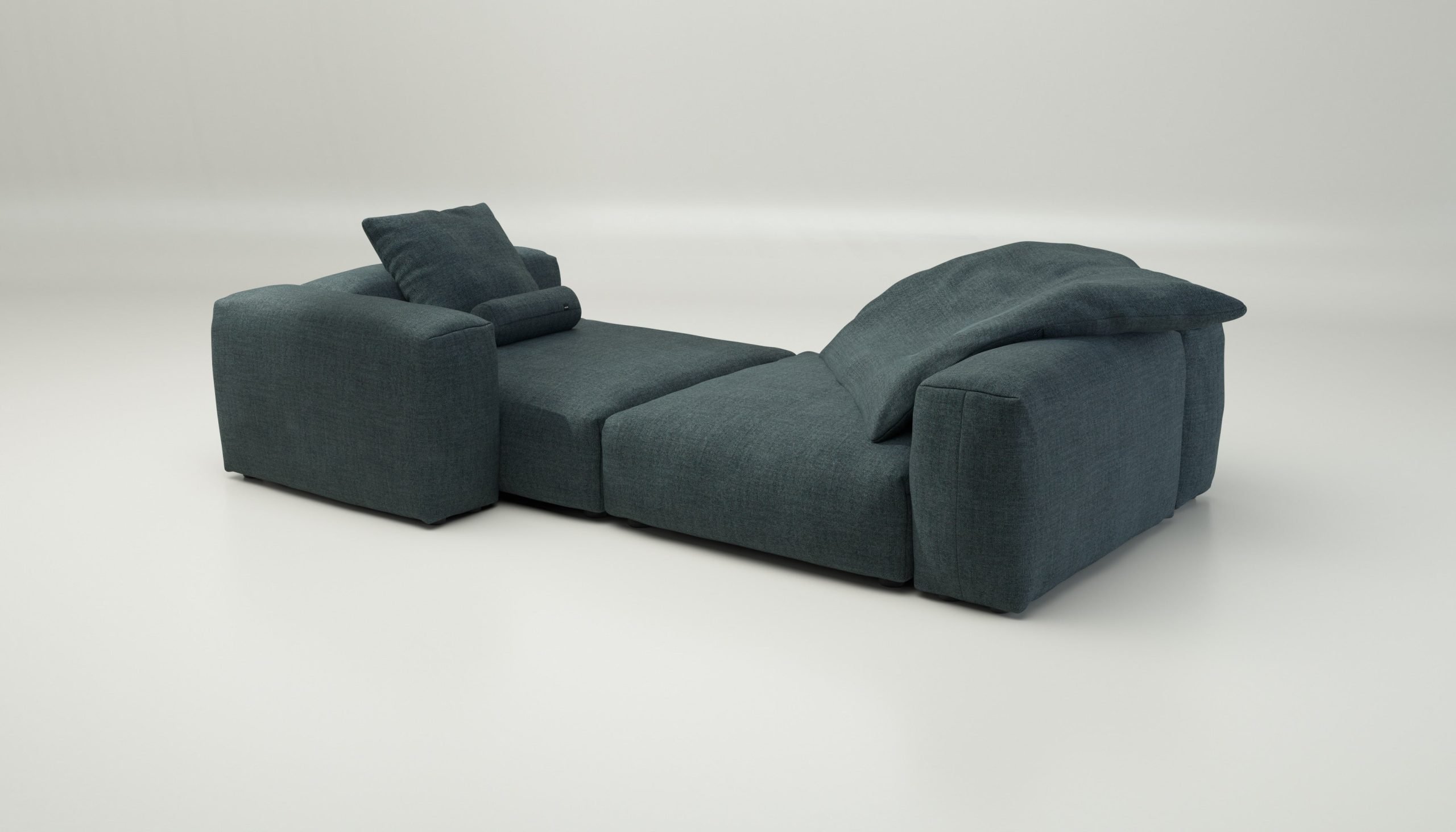 vetsak | Sofa Set 02 XLarge - pique - cedar | Modular Sofa | 3.5 Seater | Big Sofa