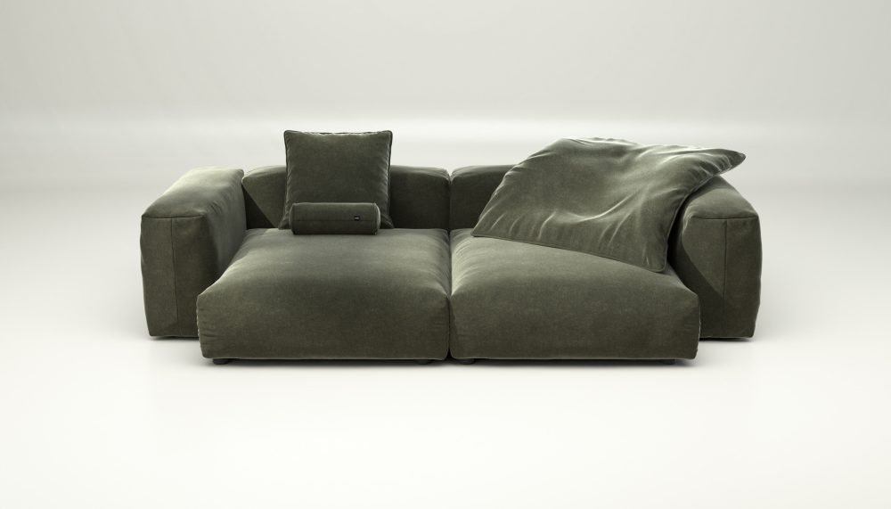 vetsak | Sofa Set 02 XLarge - suave - pine | Modular Sofa | 3.5 Seater | Big Sofa