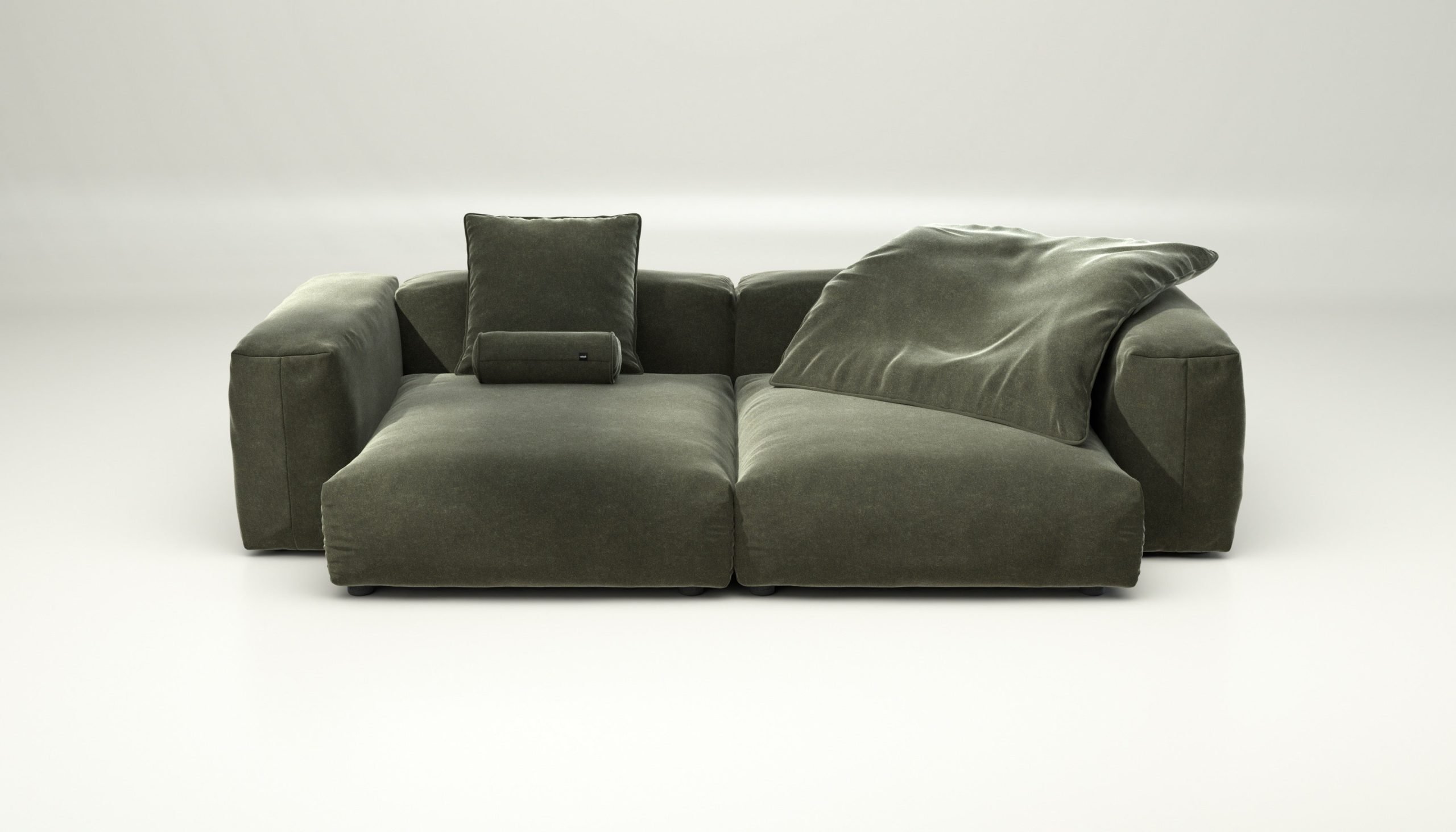 vetsak | Sofa Set 02 XLarge - suave - pine | Modular Sofa | 3.5 Seater | Big Sofa