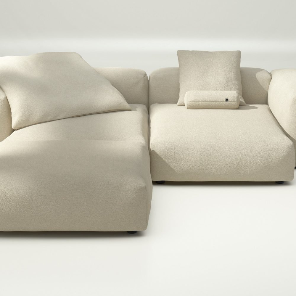 vetsak | Sofa Set 03 - loop loop - duna | Modular Sofa | 3.5 Seater | Big Sofa | Corner Sofa