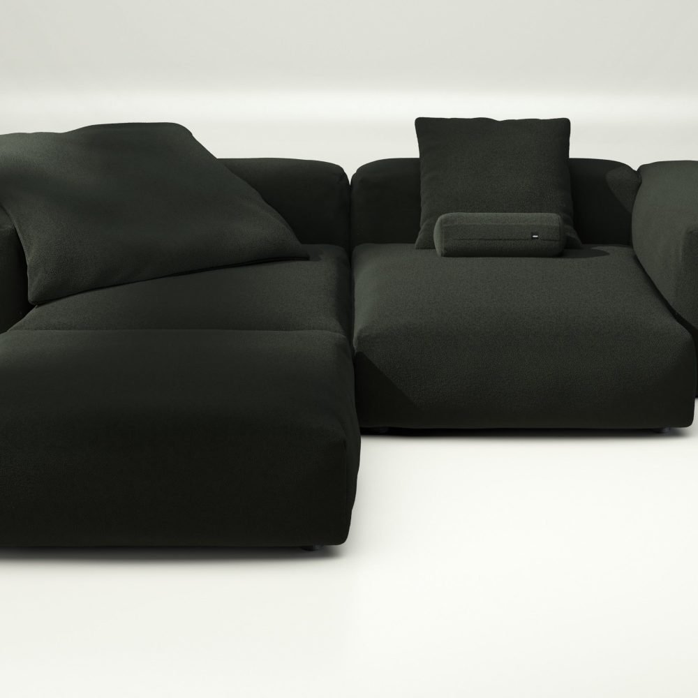 vetsak | Sofa Set 03 - loop loop - mousse | Modular Sofa | 3.5 Seater | Big Sofa | Corner Sofa