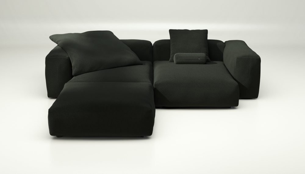 vetsak | Sofa Set 03 - loop loop - mousse | Modular Sofa | 3.5 Seater | Big Sofa | Corner Sofa
