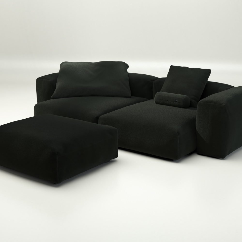 vetsak | Sofa Set 03 - loop loop - mousse | Modular Sofa | 3.5 Seater | Big Sofa | Corner Sofa
