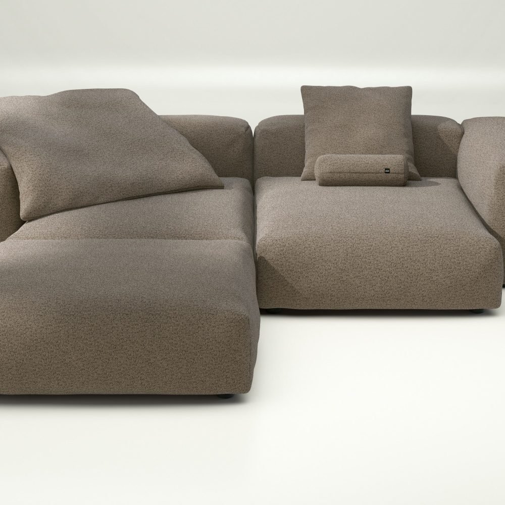 vetsak | Sofa Set 03 - loop loop - taupe | Modular Sofa | 3.5 Seater | Big Sofa | Corner Sofa