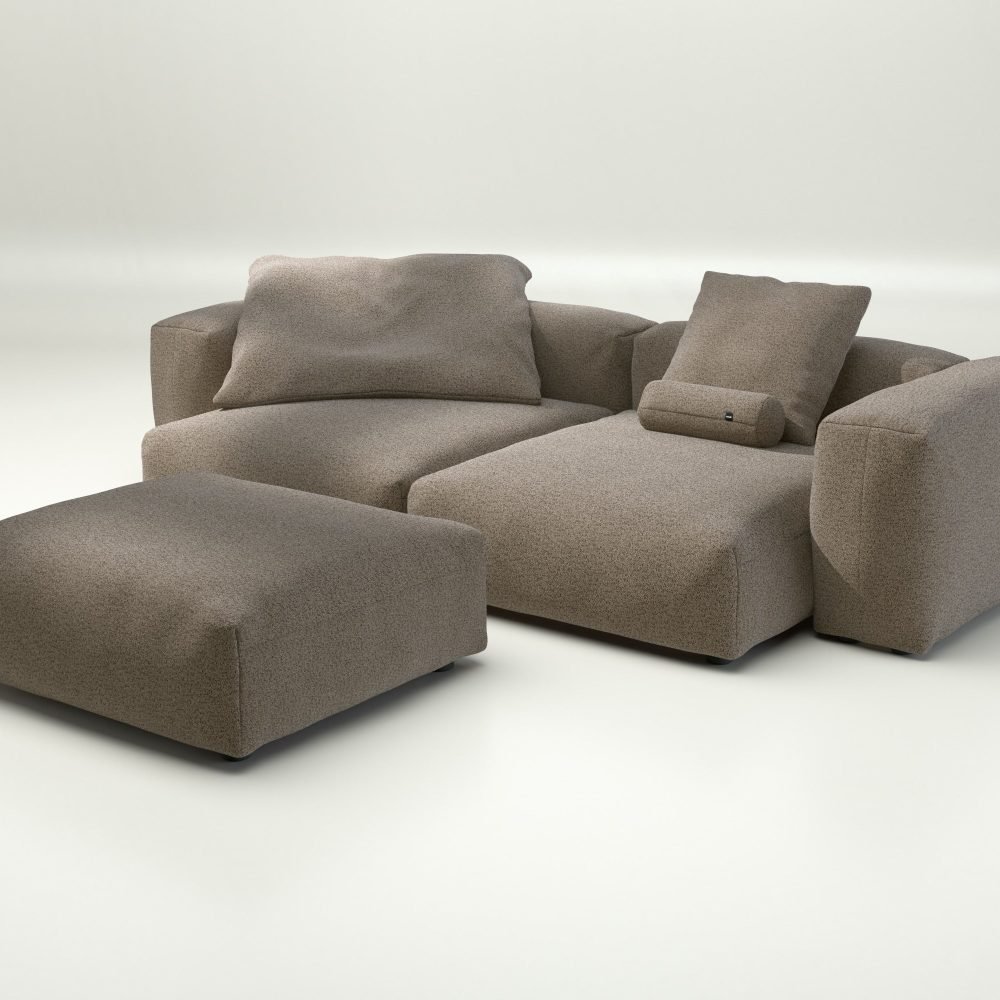 vetsak | Sofa Set 03 - loop loop - taupe | Modular Sofa | 3.5 Seater | Big Sofa | Corner Sofa