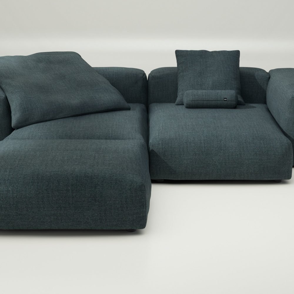 vetsak | Sofa Set 03 - pique - cedar | Modular Sofa | 3.5 Seater | Big Sofa | Corner Sofa