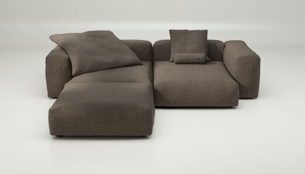 vetsak | Sofa Set 03 - pique - taupe | Modular Sofa | 3.5 Seater | Big Sofa | Corner Sofa
