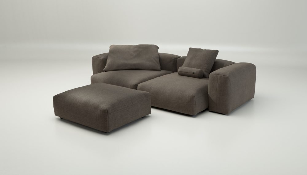 vetsak | Sofa Set 03 - pique - taupe | Modular Sofa | 3.5 Seater | Big Sofa | Corner Sofa
