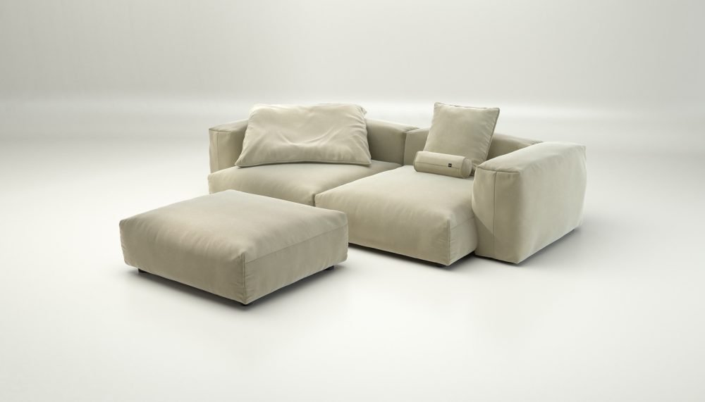 vetsak | Sofa Set 03 - suave - clay | Modular Sofa | 3.5 Seater | Big Sofa | Corner Sofa