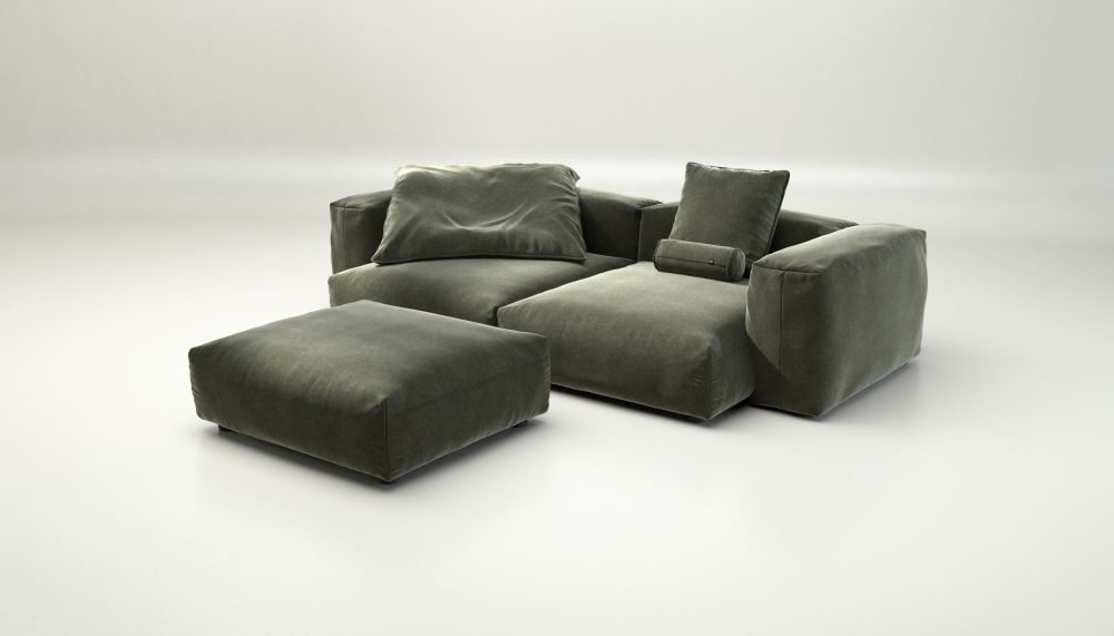 vetsak | Sofa Set 03 - suave - pine | Modular Sofa | 3.5 Seater | Big Sofa | Corner Sofa