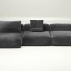 vetsak | Sofa Set 04 - cord velour - dark grey | Modular Sofa | 5 Seater | Big Sofa