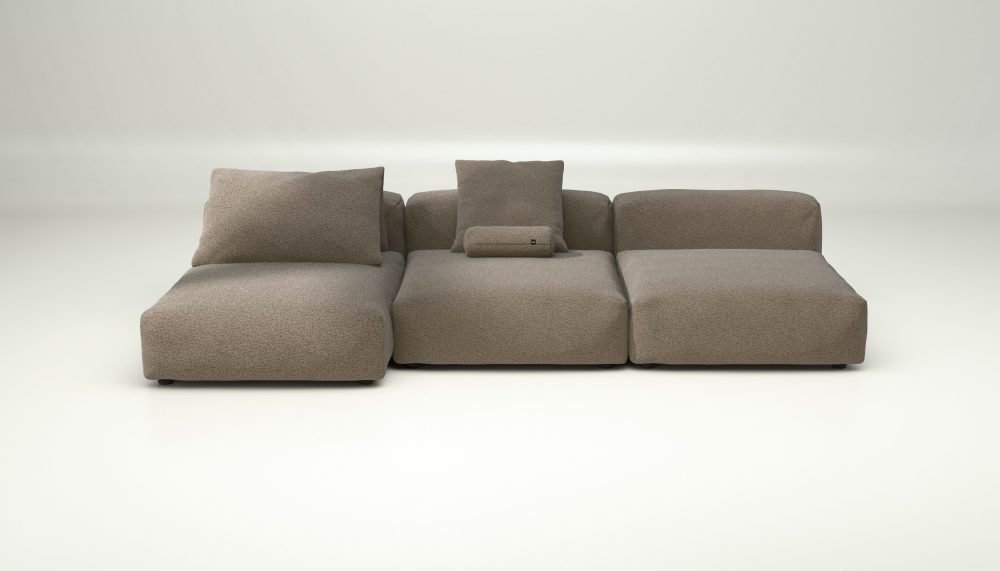 vetsak | Sofa Set 04 - loop loop - taupe | Modular Sofa | 5 Seater | Big Sofa