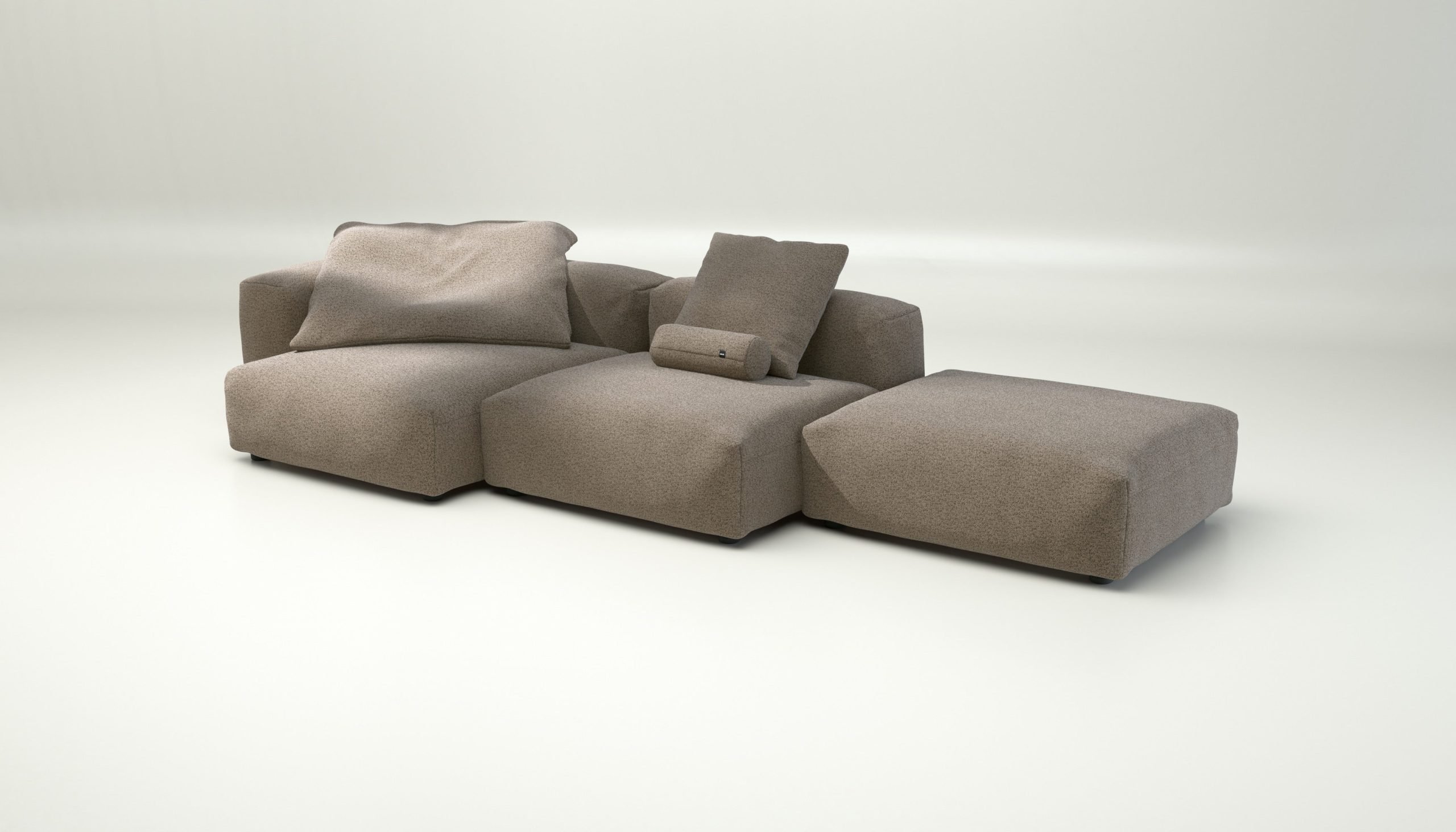 vetsak | Sofa Set 04 - loop loop - taupe | Modular Sofa | 5 Seater | Big Sofa