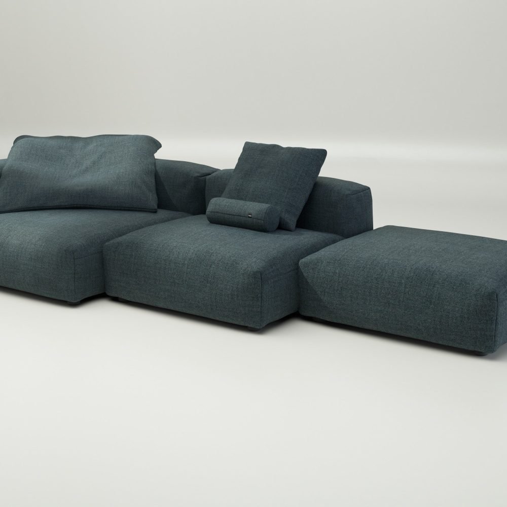 vetsak | Sofa Set 04 - pique - cedar | Modular Sofa | 5 Seater | Big Sofa