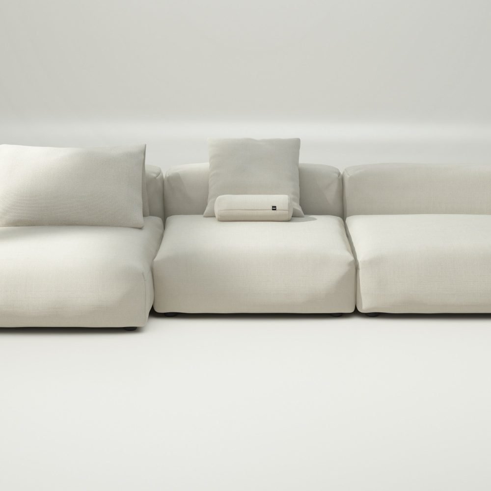 vetsak | Sofa Set 04 - pique - creme | Modular Sofa | 5 Seater | Big Sofa