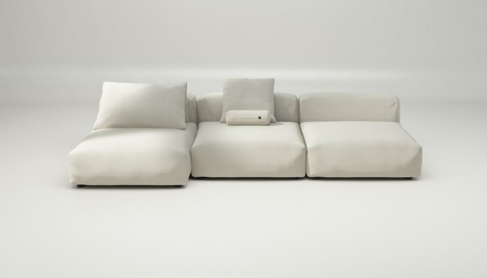 vetsak | Sofa Set 04 - pique - creme | Modular Sofa | 5 Seater | Big Sofa