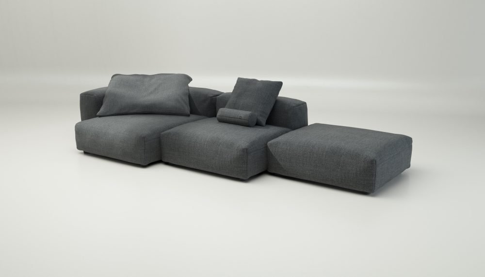 vetsak | Sofa Set 04 - pique - dark grey | Modular Sofa | 5 Seater | Big Sofa
