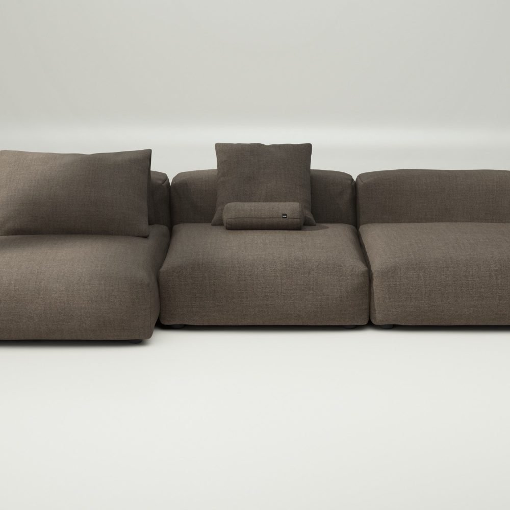 vetsak | Sofa Set 04 - pique - taupe | Modular Sofa | 5 Seater | Big Sofa