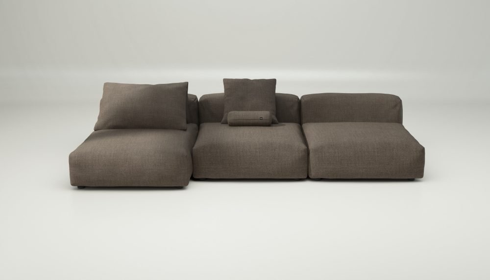 vetsak | Sofa Set 04 - pique - taupe | Modular Sofa | 5 Seater | Big Sofa