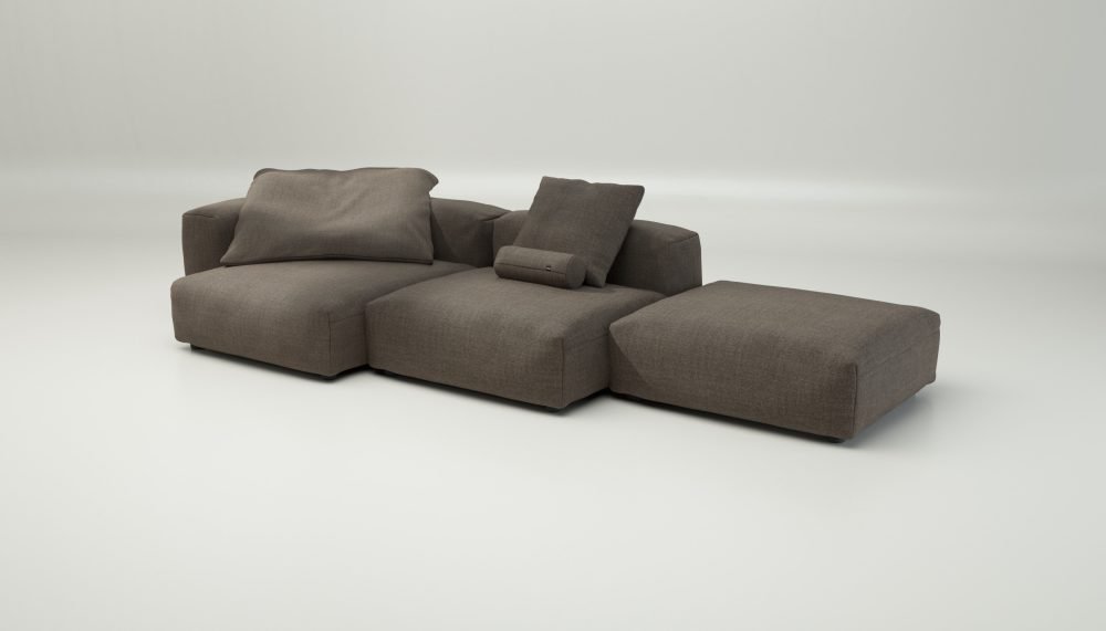 vetsak | Sofa Set 04 - pique - taupe | Modular Sofa | 5 Seater | Big Sofa